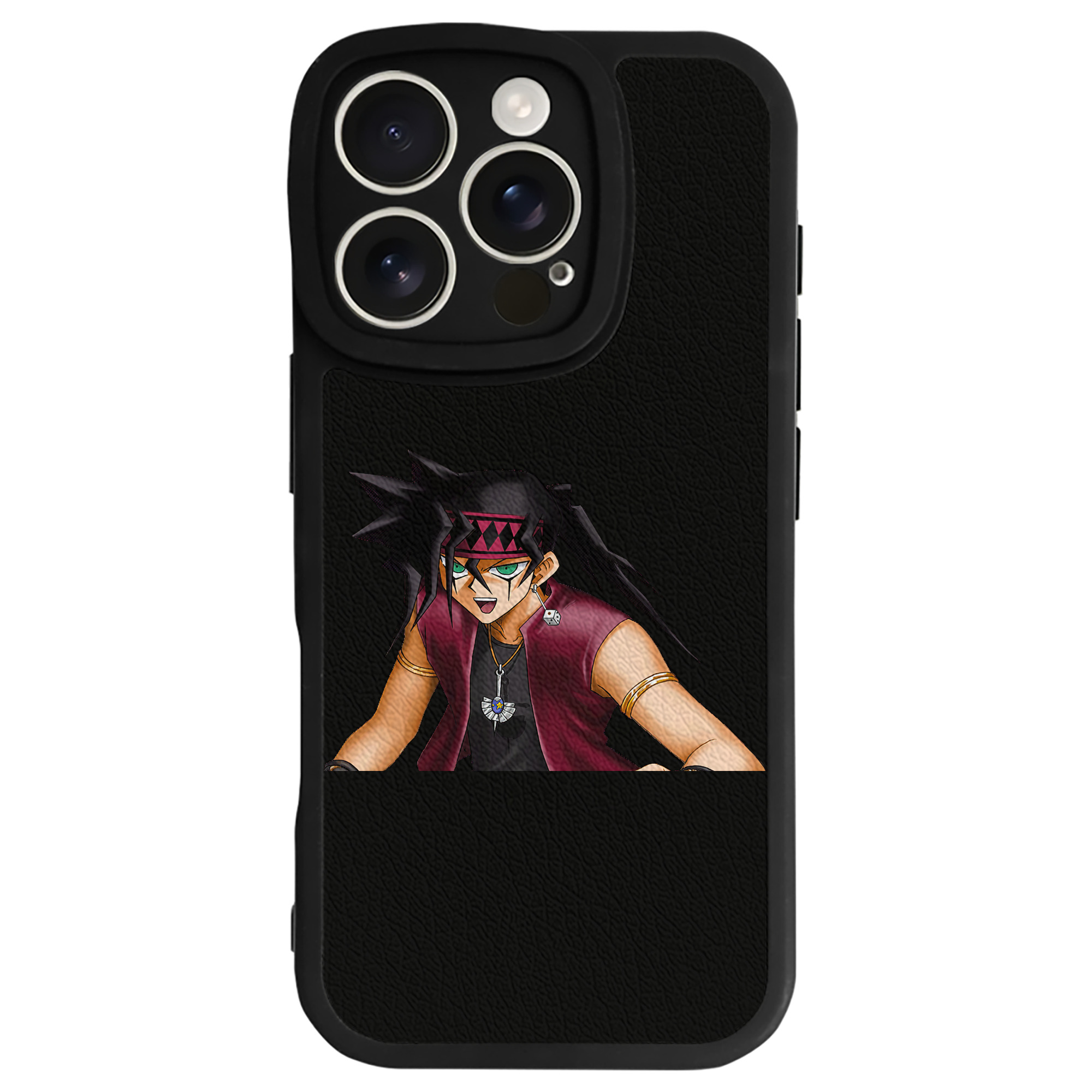 遊☆戯☆王 Yu-Gi-Oh! 【iPhone 16シリーズ対応】シリコンスマホケース（レザー調） 材質：シリコン